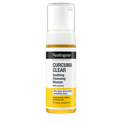 Neutrogena - Zklidňující čisticí pěna s kurkumou pro citlivou, smíšenou a problematickou pleť Curcuma Clear (Soothing Cleansing Mousse) 150 ml