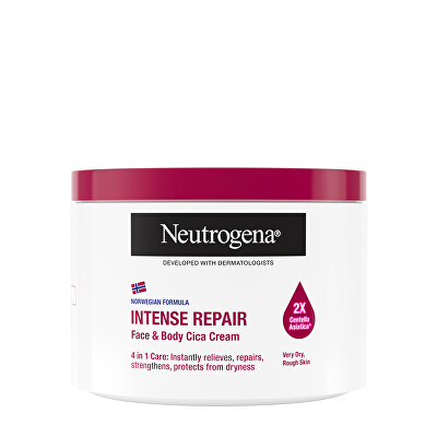 Neutrogena - Intenzivně regenerační krém na obličej a tělo (Face & Body Cica Cream) 400 ml