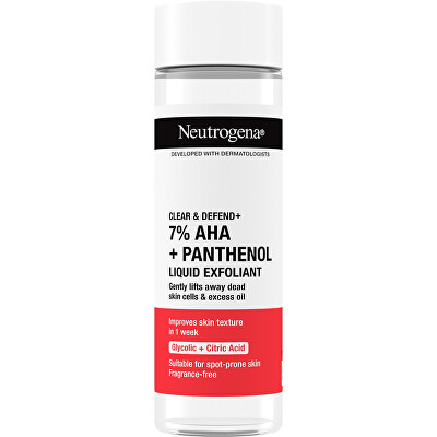 Neutrogena - Tekutý peeling Clear & Defend+ (Liquid Exfoliant) 125 ml
