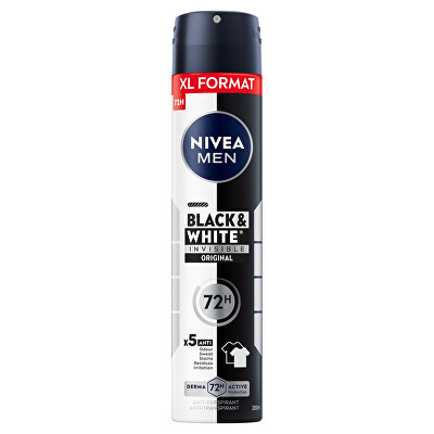 Nivea - Antiperspirant pre mužov Black & White Original 200 ml