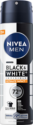 Nivea - Antiperspirant ve spreji Men Invisible Black & White Ultimate Impact 150 ml