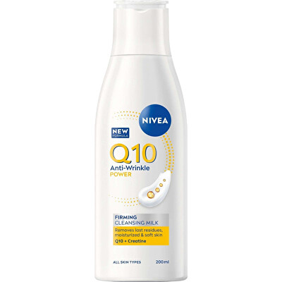 Nivea - Čisticí pleťové mléko proti vráskám Q10 Plus 200 ml