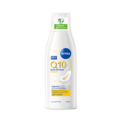 Nivea - Čisticí pleťové mléko proti vráskám Q10 Plus 200 ml