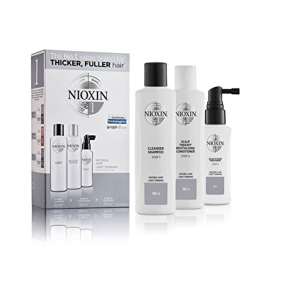 Nioxin - Dárková sada pro jemné mírně řídnoucí přírodní vlasy System 1