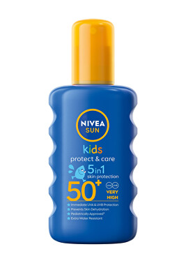 Nivea - Dětský barevný sprej na opalování OF 50+ (Moisturising Sun spray) 200 ml