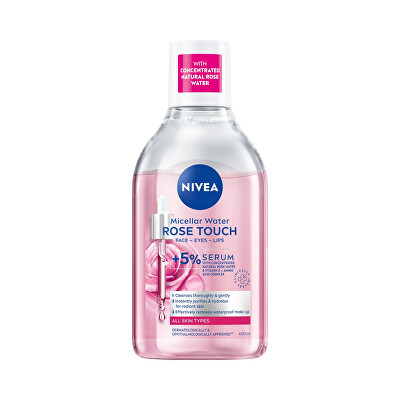 Nivea - Dvoufázová micelární voda s růžovou vodou (Micellar Rose Water) 400 ml