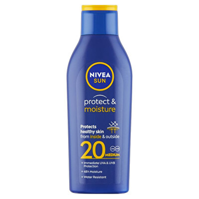 Nivea - Lotiune de protectie solara SPF 20 Sun (Protect & Moisture Lotion) 200 ml