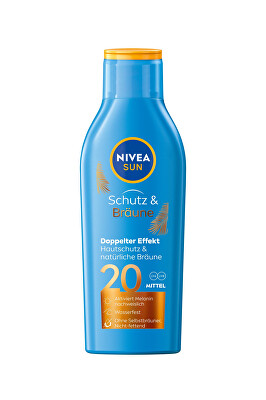 Nivea - Intenzivní mléko na opalování SPF 20 Sun (Protect & Bronze Sun Lotion) 200 ml