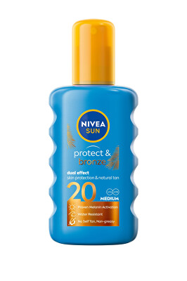 Nivea - Intenzivní sprej na opalování SPF 20 Sun (Protect & Bronze Sun Spray) 200 ml