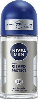 Nivea - Kuličkový antiperspirant pro muže Silver Protect Dynamic Power 50 ml