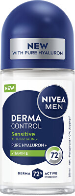 Nivea - Kuličkový antiperspirant Men Derma Control Sensitive (Antiperspirant) 50 ml