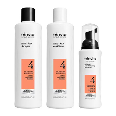 Nioxin - Sada pro jemné barvené výrazně řídnoucí vlasy System 4