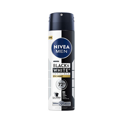Nivea - Antiperspirant ve spreji B&W Epic Night Anti-Perspirant 150 ml