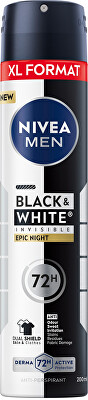 Nivea - Antiperspirant v spreji B&W Epic Night Anti-Perspirant 200 ml