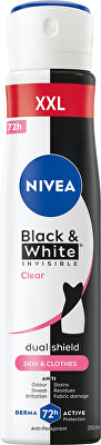 Nivea - Antiperspirant ve spreji Black & White Anti-Perspirant 250 ml