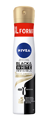Nivea - Antiperspirant ve spreji Black & White Invisible Silky Smooth (Anti-perspirant) 200 ml