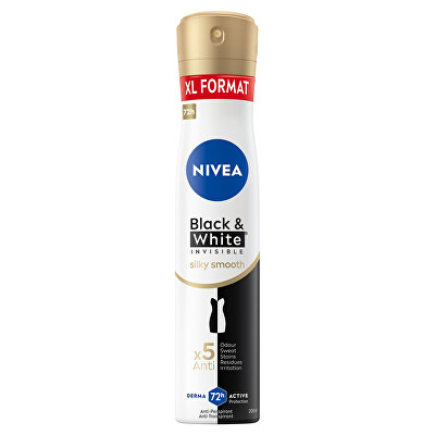 Nivea - Antiperspirant v spreji Black & White Invisible Silky Smooth (Anti-perspirant) 200 ml