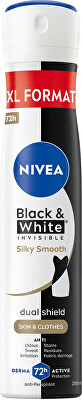Nivea - Antiperspirant v spreji Black & White Invisible Silky Smooth (Anti-perspirant) 200 ml