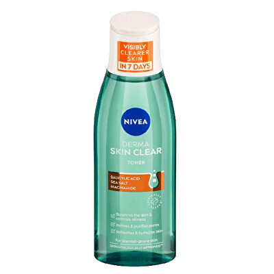 Nivea - Čisticí pleťová voda Derma Skin Clear (Toner) 200 ml