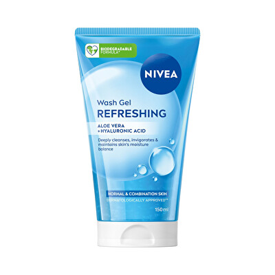 Nivea - Čisticí pleťový gel pro normální a smíšenou pleť (Refreshing Wash Gel) 150 ml