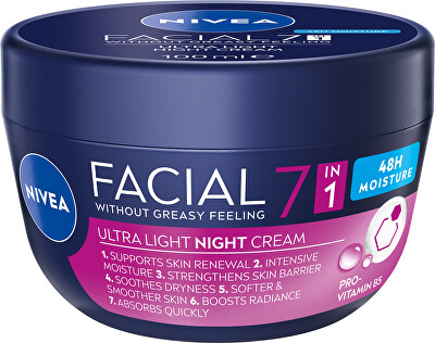 Nivea - Hydratační noční krém Facial Ultra light Night Cream 100 ml