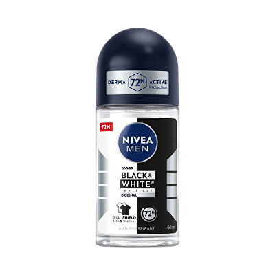 Nivea - Guľôčkový antiperspirant pre mužov Invisible For Black & White Original 50 ml