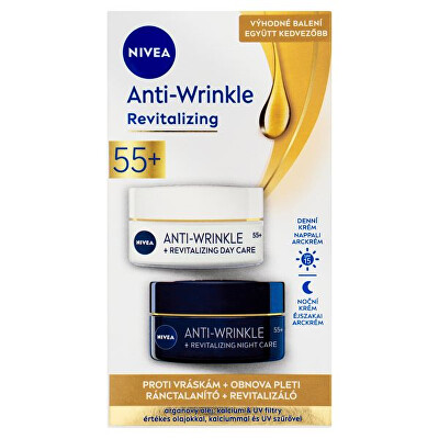 Nivea - Dárková sada pleťové péče 55+ Anti-Wrinkle Revitalizing Duopack