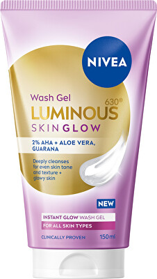 Nivea - Čisticí pleťový gel Luminous Skin Glow Wash Gel 150 ml