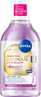 Nivea - Micelární voda Luminous Skin Glow Micellar Water 400 ml