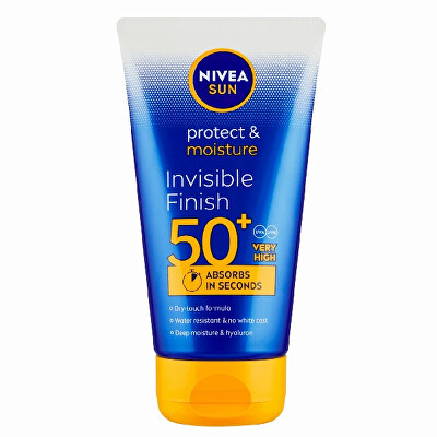 Nivea - Mléko na opalování Invisible Finish SPF 50+ Sun (Protect & Moisture Sun Milk) 150 ml