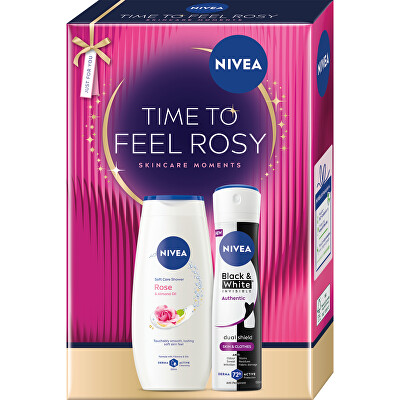Nivea - Dárková sada Time to Feel Rosy