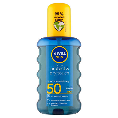 Nivea - Neviditelný sprej na opalování SPF 50 Sun Protect & Dry 200 ml