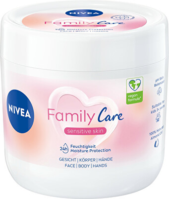 Nivea - Lehký hydratační krém Family Care 450 ml