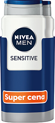 Nivea - Sprchový gel pro muže Men Sensitive 2 x 500 ml
