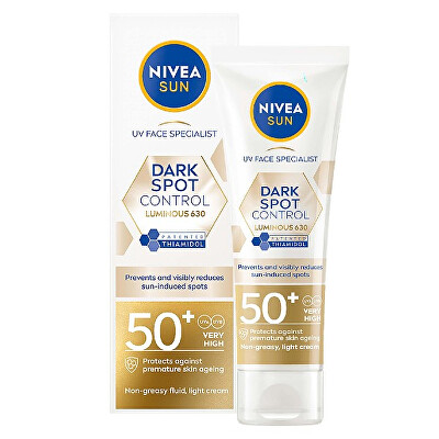 Nivea - Pleťový krém na opaľovanie OF 50+ Sun Dark Spot Control Thiamidol (Sun Fluid) 40 ml