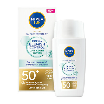 Nivea - Ochranný pleťový krém Specialist Derma Skin Clear SPF 50+ 40 ml