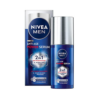 Nivea - Posilující pleťové sérum 2 v 1 Men (Anti-Age Power Serum) 30 ml