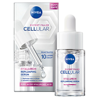 Nivea - Hydratační sérum proti vráskám Cellular Expert Filler Hyaluron 15 ml