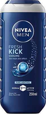 Nivea - Sprchový gél na tvár, telo a vlasy Men Fresh Kick 250 ml