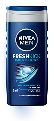 Nivea - Sprchový gel na tvář, tělo a vlasy Men Fresh Kick 250 ml