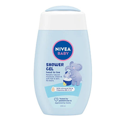 Nivea - Sprchový gel pro tělo a vlásky Baby (Shower Gel) 200 ml