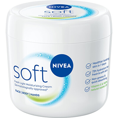Nivea - Svieži hydratačný krém Soft (Refreshingly Soft Moisturizing Cream) 500 ml