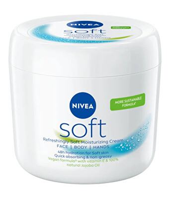 Nivea - Svěží hydratační krém Soft (Refreshingly Soft Moisturizing Cream) 500 ml