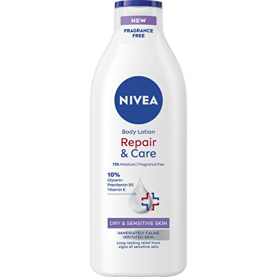Nivea - Tělové mléko pro suchou a citlivou pokožku Repair & Care (Body Lotion) 400 ml