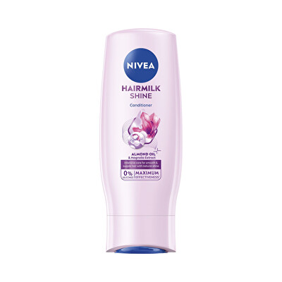 Nivea - Pečující kondicionér s mléčnými a hedvábnými proteiny na unavené vlasy bez lesku Hairmilk Shine (Care Conditioner) 200 ml
