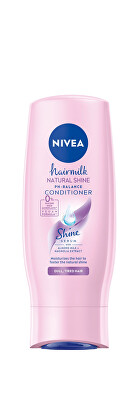 Nivea - Pečující kondicionér s mléčnými a hedvábnými proteiny na unavené vlasy bez lesku Hairmilk Shine (Care Conditioner) 200 ml