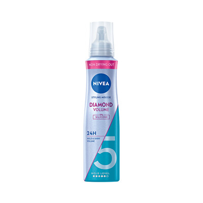 Nivea - Pečující pěnové tužidlo pro oslňující lesk vlasů Diamond Volume Care (Styling Mouse) 150 ml