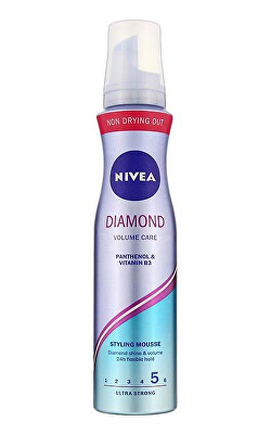 Nivea - Pečující pěnové tužidlo pro oslňující lesk vlasů Diamond Volume Care (Styling Mouse) 150 ml