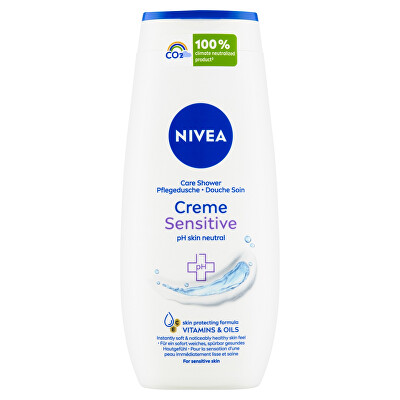 Nivea - Pečující sprchový gel Creme Sensitive (Care Shower Gel) 250 ml