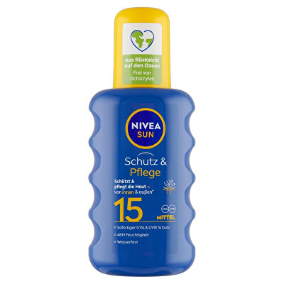 Nivea - Sprej na opalování SPF 15 Sun (Moisturising Sun Spray) 200 ml